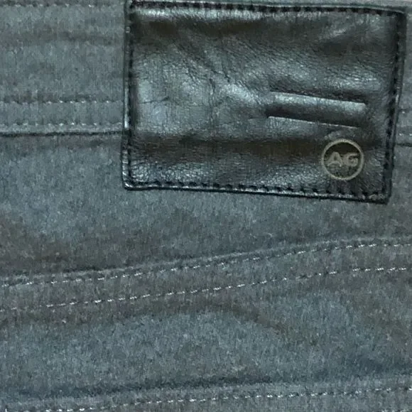 ag adriano goldschmied tellis 32 modern slim gray inseam 28 cotton blend - Picture 8 of 8